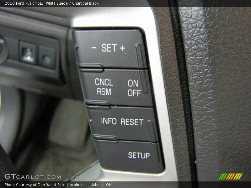 White Suede / Charcoal Black 2010 Ford Fusion SE