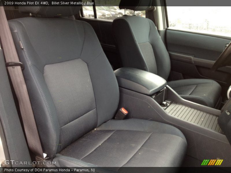 Billet Silver Metallic / Blue 2009 Honda Pilot EX 4WD