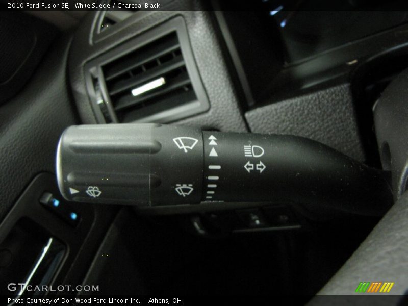 White Suede / Charcoal Black 2010 Ford Fusion SE