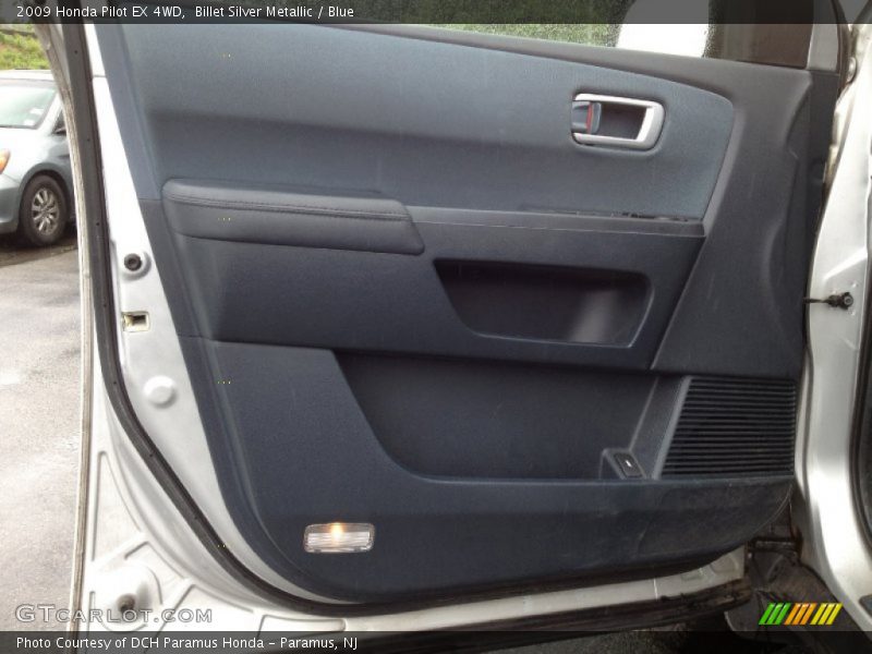 Billet Silver Metallic / Blue 2009 Honda Pilot EX 4WD