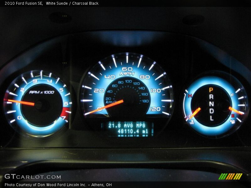 White Suede / Charcoal Black 2010 Ford Fusion SE