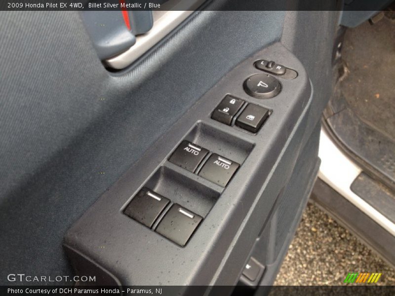 Billet Silver Metallic / Blue 2009 Honda Pilot EX 4WD