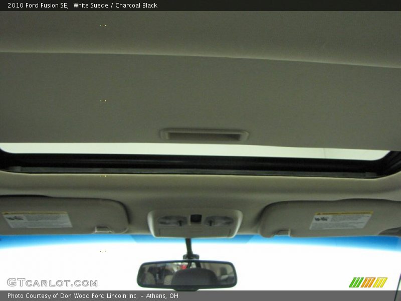 White Suede / Charcoal Black 2010 Ford Fusion SE