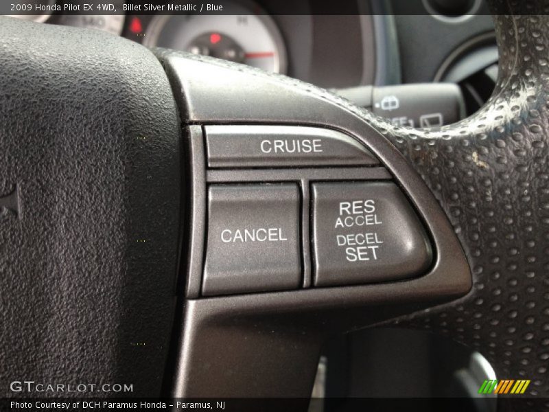 Billet Silver Metallic / Blue 2009 Honda Pilot EX 4WD