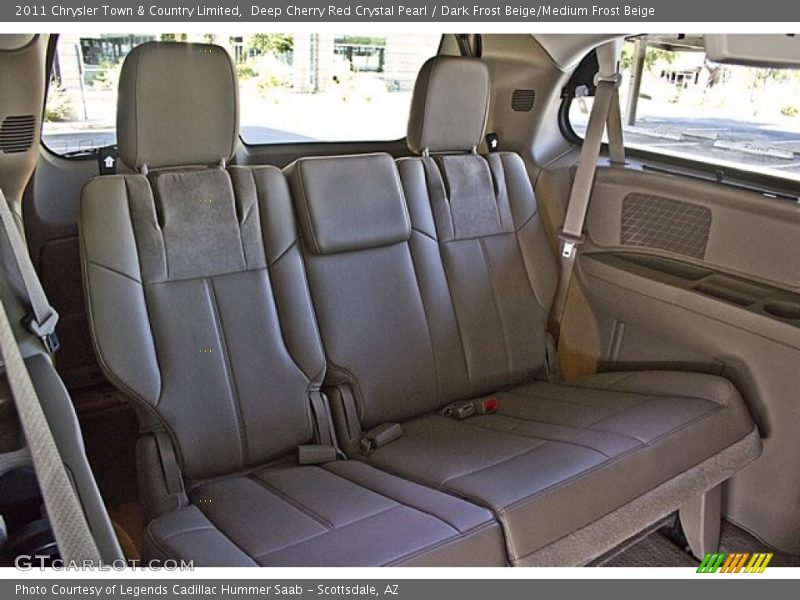 Deep Cherry Red Crystal Pearl / Dark Frost Beige/Medium Frost Beige 2011 Chrysler Town & Country Limited