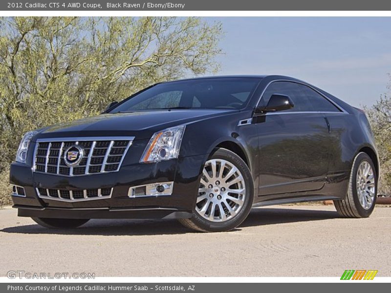 Black Raven / Ebony/Ebony 2012 Cadillac CTS 4 AWD Coupe
