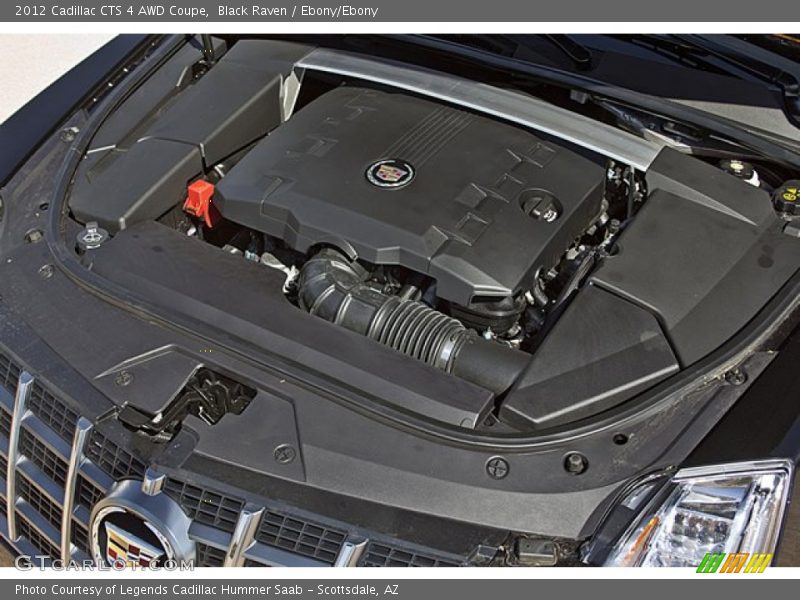 Black Raven / Ebony/Ebony 2012 Cadillac CTS 4 AWD Coupe