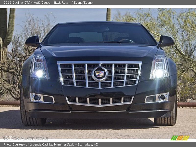 Black Raven / Ebony/Ebony 2012 Cadillac CTS 4 AWD Coupe