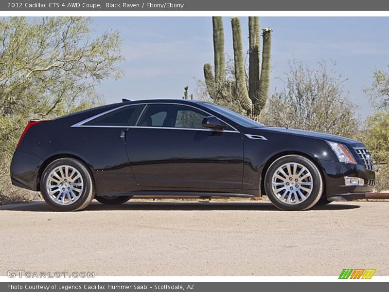 Black Raven / Ebony/Ebony 2012 Cadillac CTS 4 AWD Coupe
