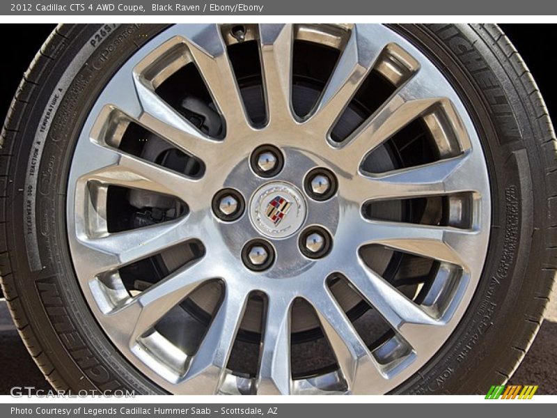 Black Raven / Ebony/Ebony 2012 Cadillac CTS 4 AWD Coupe