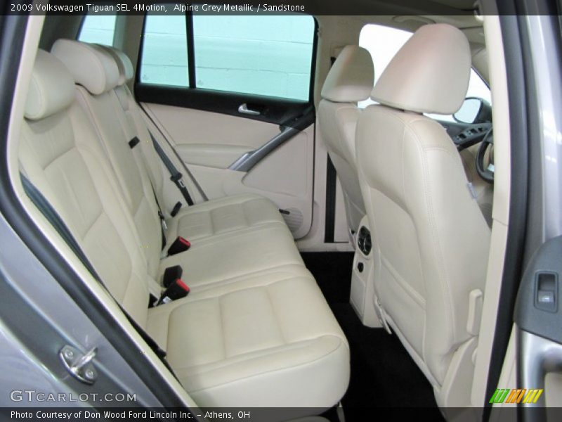 Rear Seat of 2009 Tiguan SEL 4Motion