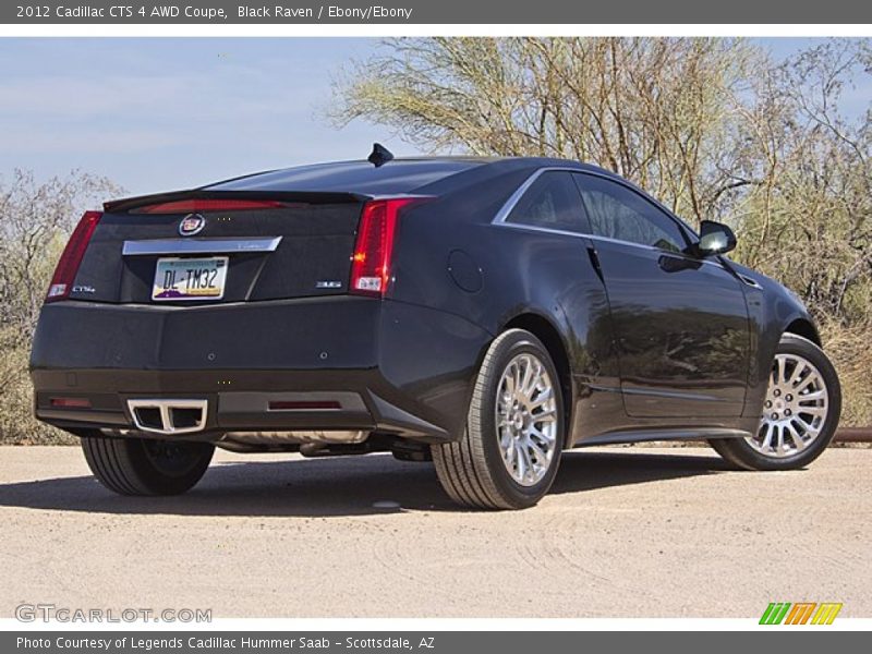 Black Raven / Ebony/Ebony 2012 Cadillac CTS 4 AWD Coupe
