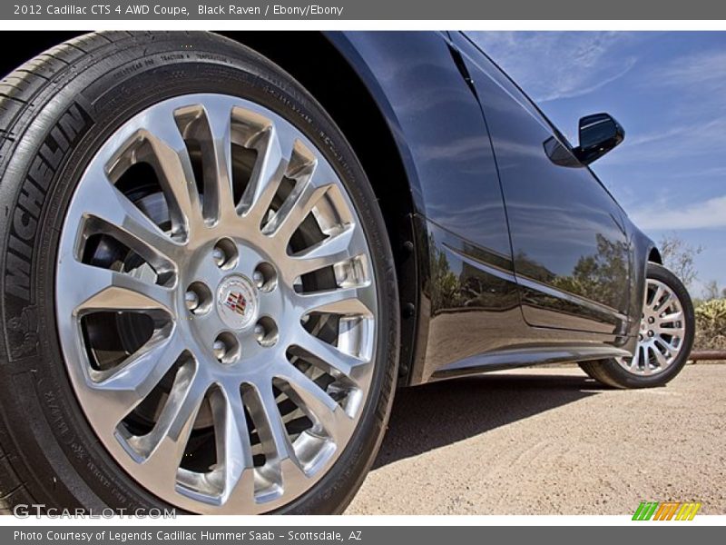Black Raven / Ebony/Ebony 2012 Cadillac CTS 4 AWD Coupe