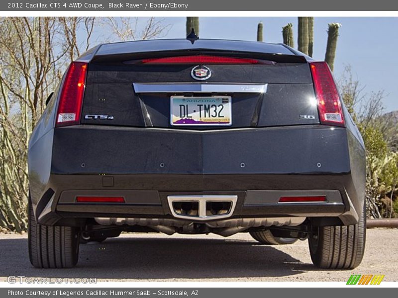 Black Raven / Ebony/Ebony 2012 Cadillac CTS 4 AWD Coupe