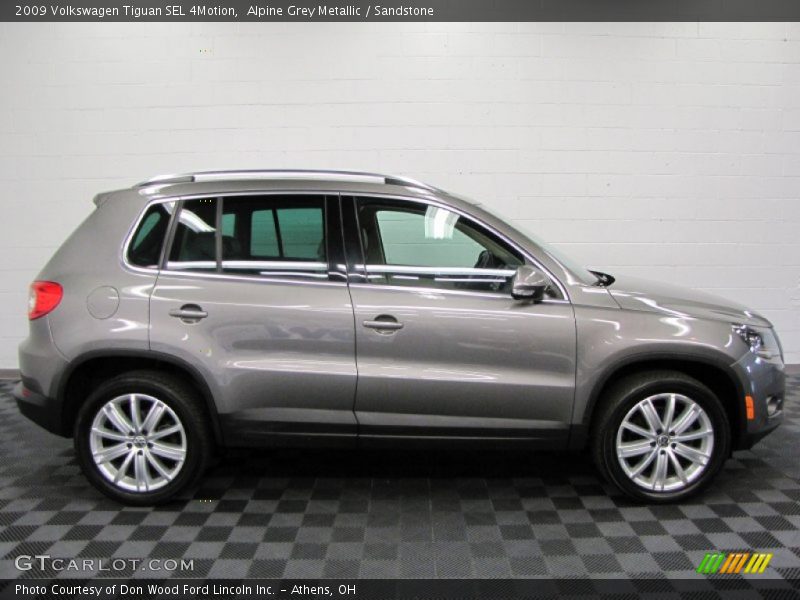 Alpine Grey Metallic / Sandstone 2009 Volkswagen Tiguan SEL 4Motion