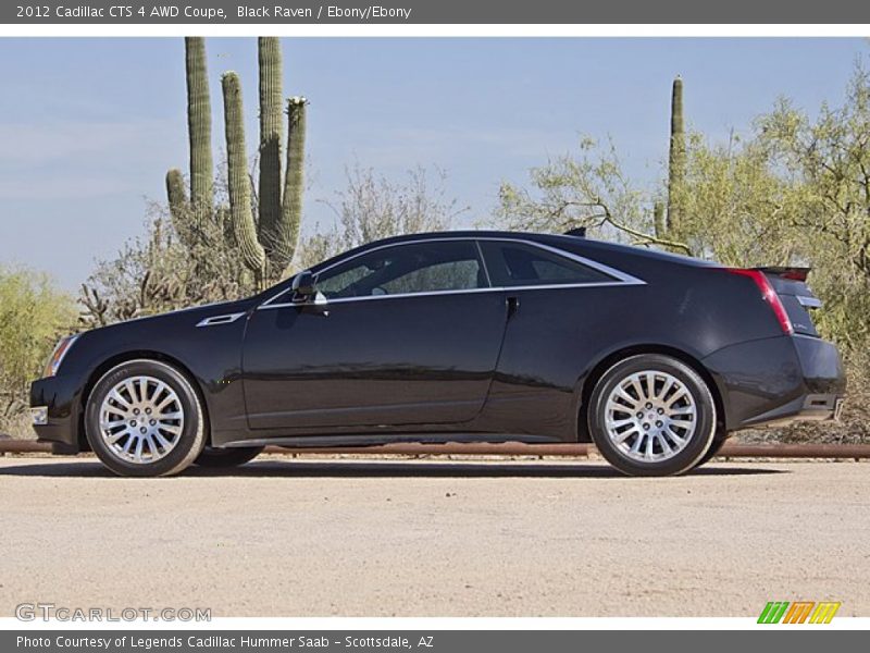Black Raven / Ebony/Ebony 2012 Cadillac CTS 4 AWD Coupe