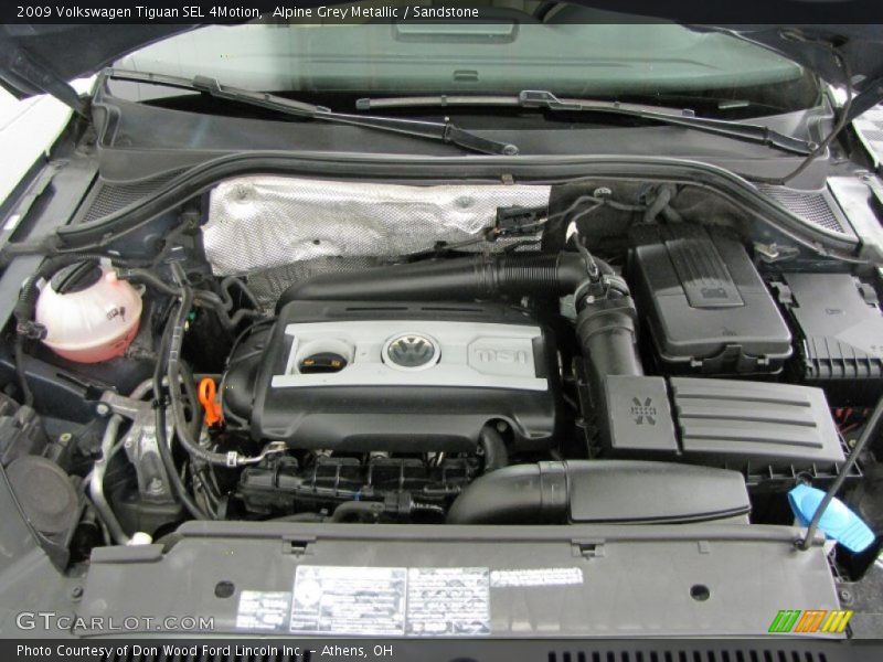  2009 Tiguan SEL 4Motion Engine - 2.0 Liter Turbocharged DOHC 16-Valve VVT 4 Cylinder