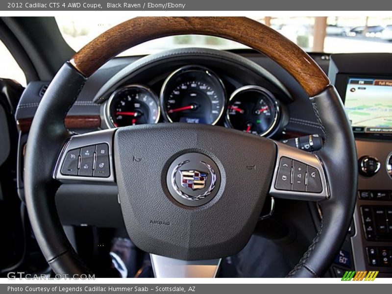 Black Raven / Ebony/Ebony 2012 Cadillac CTS 4 AWD Coupe