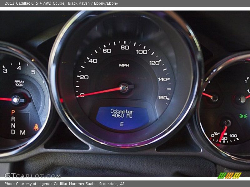 Black Raven / Ebony/Ebony 2012 Cadillac CTS 4 AWD Coupe
