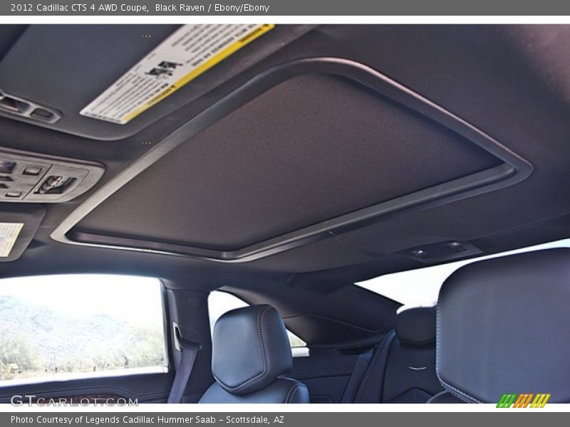 Black Raven / Ebony/Ebony 2012 Cadillac CTS 4 AWD Coupe