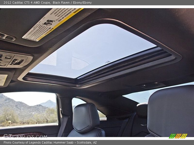 Black Raven / Ebony/Ebony 2012 Cadillac CTS 4 AWD Coupe