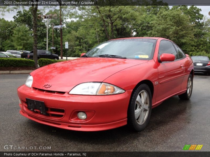 Front 3/4 View of 2002 Cavalier Z24 Coupe