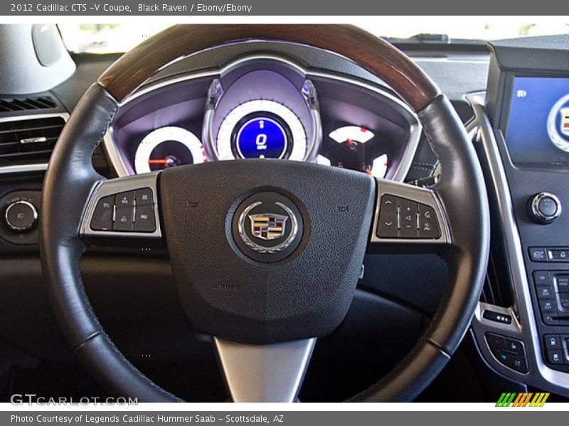 Black Raven / Ebony/Ebony 2012 Cadillac CTS -V Coupe