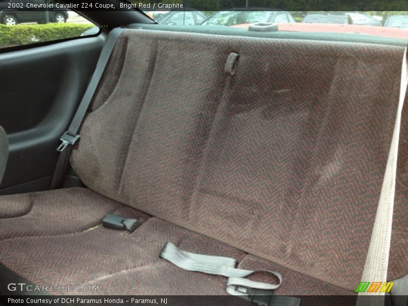 Bright Red / Graphite 2002 Chevrolet Cavalier Z24 Coupe