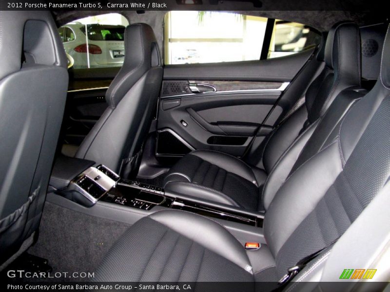Carrara White / Black 2012 Porsche Panamera Turbo S