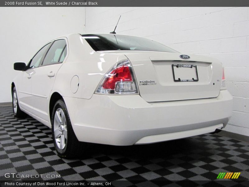 White Suede / Charcoal Black 2008 Ford Fusion SE