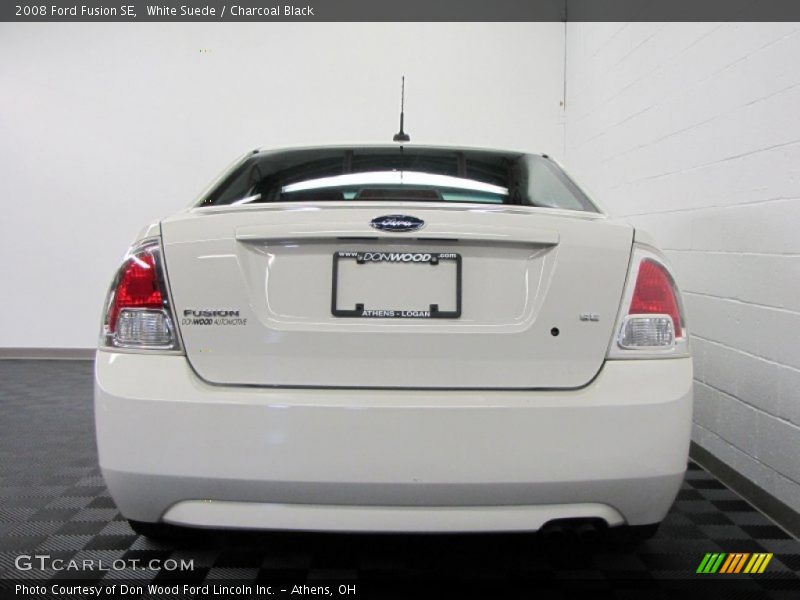White Suede / Charcoal Black 2008 Ford Fusion SE
