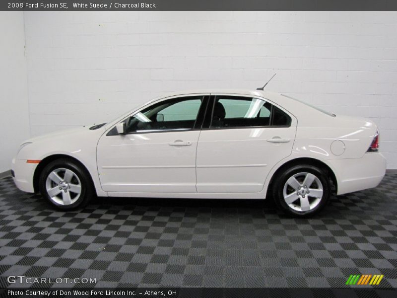 White Suede / Charcoal Black 2008 Ford Fusion SE