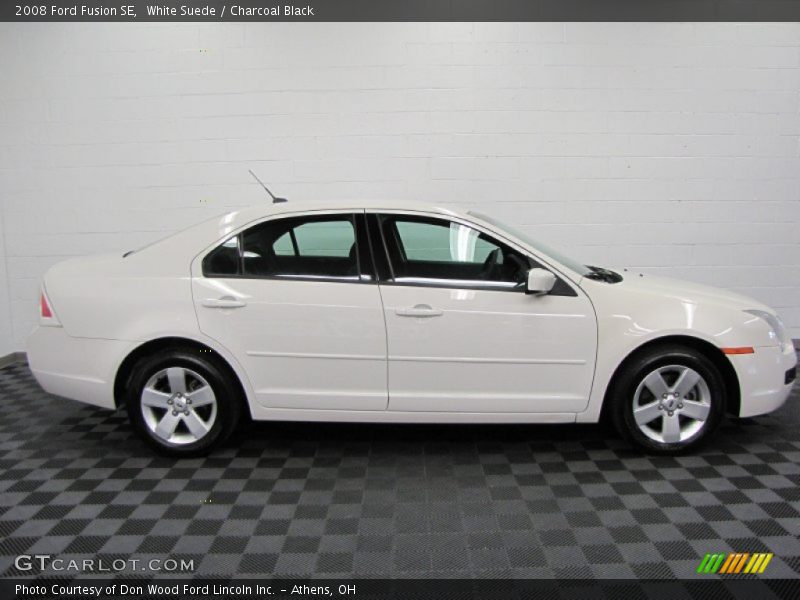 White Suede / Charcoal Black 2008 Ford Fusion SE