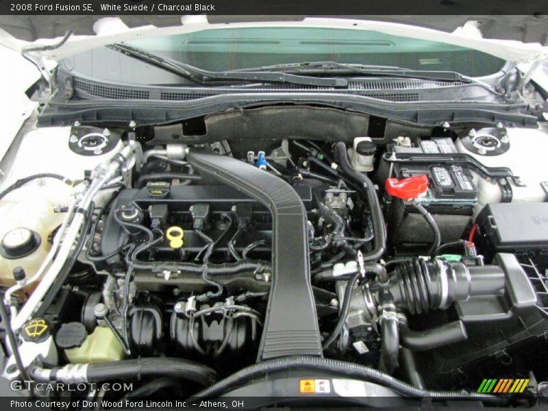 White Suede / Charcoal Black 2008 Ford Fusion SE