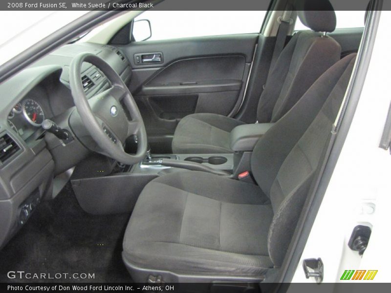 White Suede / Charcoal Black 2008 Ford Fusion SE