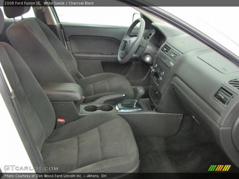 White Suede / Charcoal Black 2008 Ford Fusion SE
