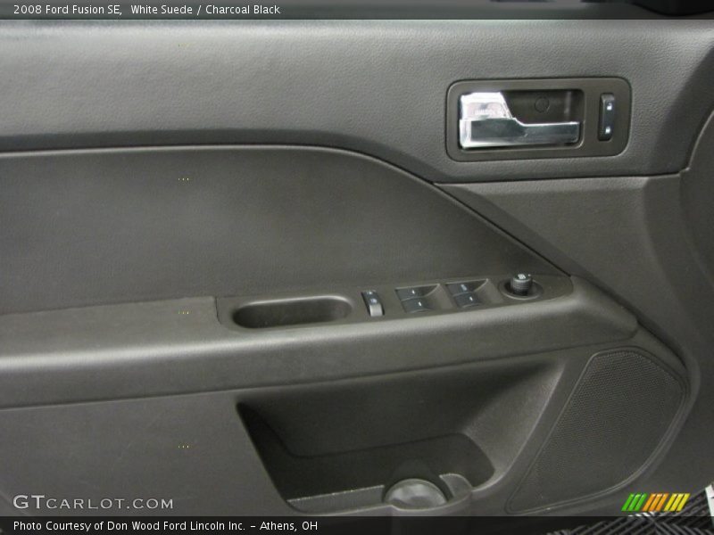 White Suede / Charcoal Black 2008 Ford Fusion SE