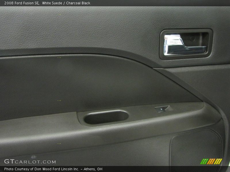 White Suede / Charcoal Black 2008 Ford Fusion SE