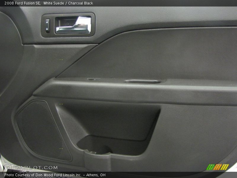 White Suede / Charcoal Black 2008 Ford Fusion SE