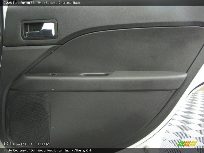 White Suede / Charcoal Black 2008 Ford Fusion SE