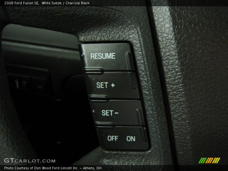 White Suede / Charcoal Black 2008 Ford Fusion SE
