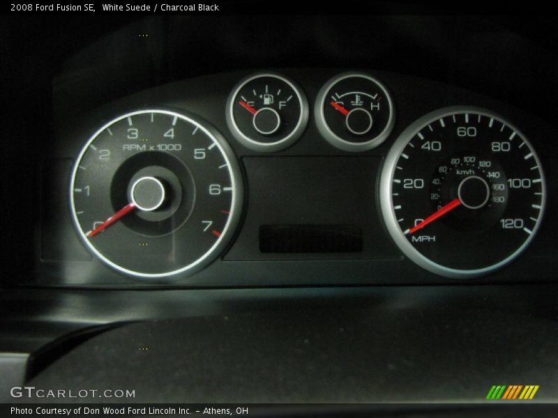 White Suede / Charcoal Black 2008 Ford Fusion SE