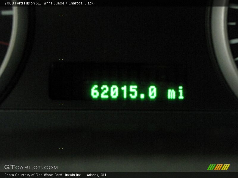 White Suede / Charcoal Black 2008 Ford Fusion SE