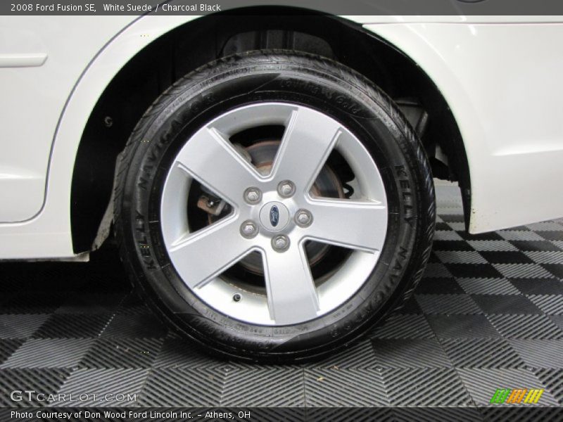 White Suede / Charcoal Black 2008 Ford Fusion SE