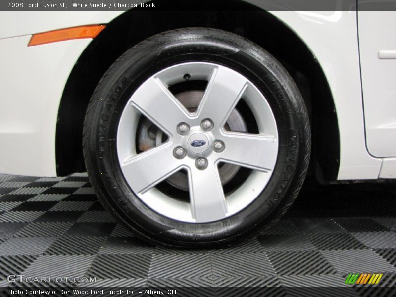 White Suede / Charcoal Black 2008 Ford Fusion SE