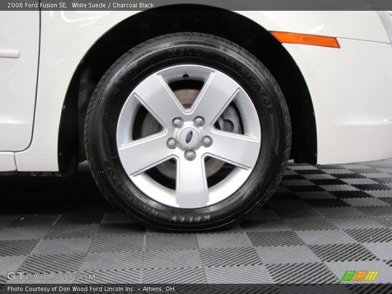 White Suede / Charcoal Black 2008 Ford Fusion SE