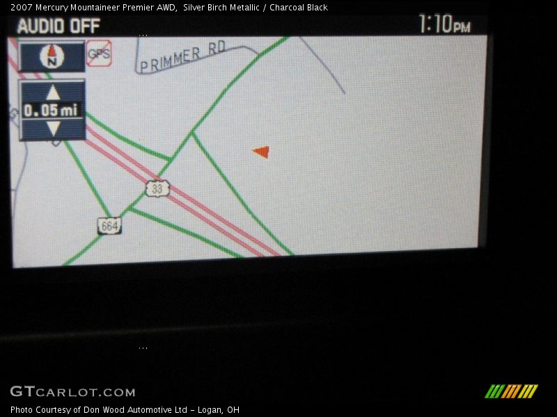 Silver Birch Metallic / Charcoal Black 2007 Mercury Mountaineer Premier AWD