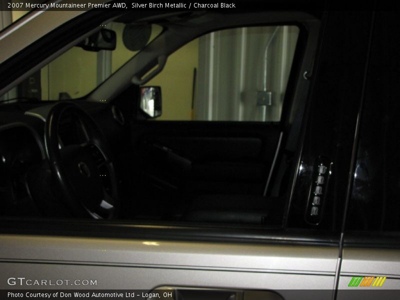Silver Birch Metallic / Charcoal Black 2007 Mercury Mountaineer Premier AWD