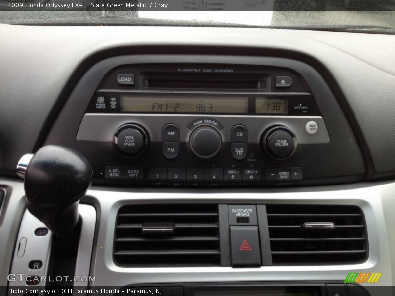 Slate Green Metallic / Gray 2009 Honda Odyssey EX-L