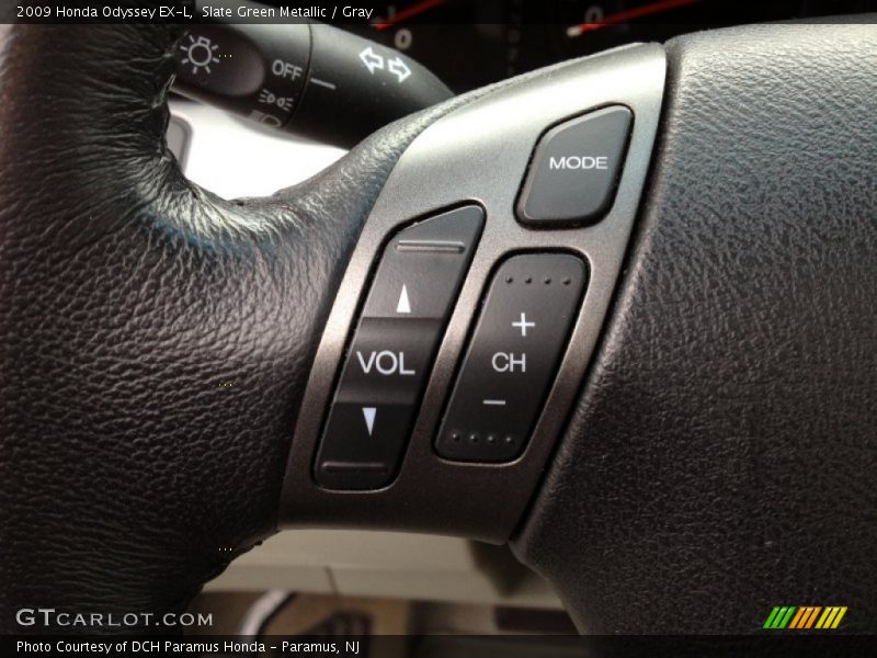 Slate Green Metallic / Gray 2009 Honda Odyssey EX-L